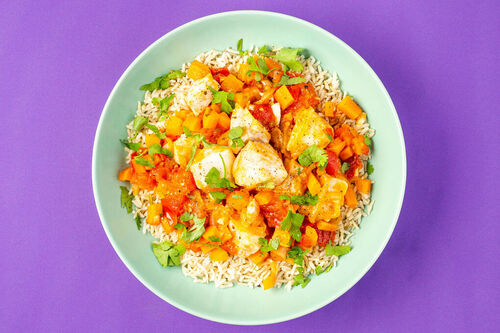 Gemüsepfanne mit Alaska-Seelachs