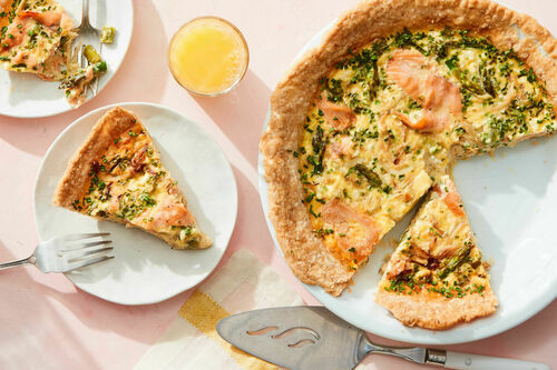 Chef Series! Smoked Salmon & Asparagus Quiche