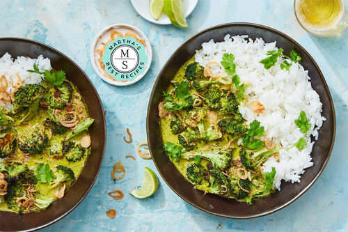 Martha's Best Thai Veggie Curry with Broccoli