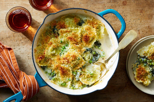 Fast! Lobster Ravioli al Forno