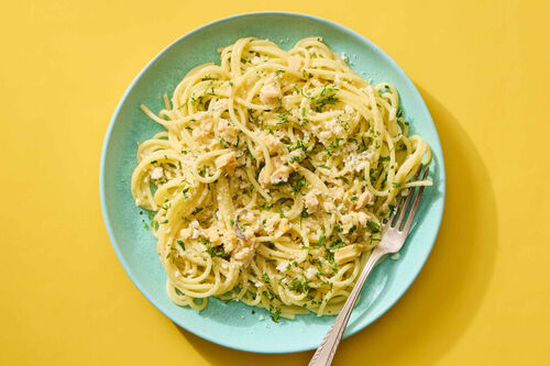 Gluten Free-Fettuccine with Clams