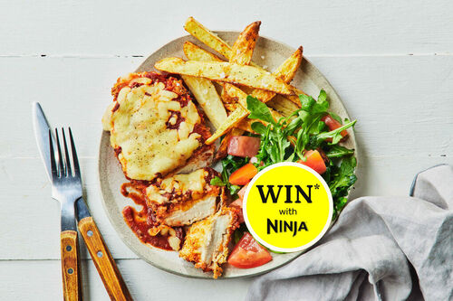 Chicken Parmi and Fries