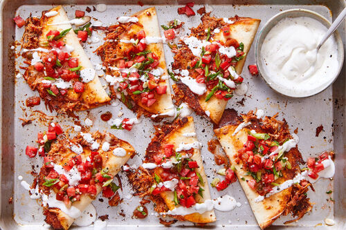 Shredded Beef Quesadillas