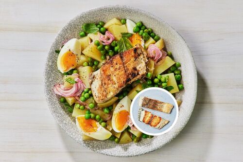 Crispy Mint and Garlic Aussie Barramundi