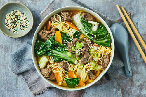 Fast Beef Noodle Bowl
