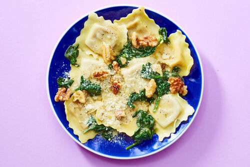 Spring Vibes! Brown Butter Asparagus Ravioli