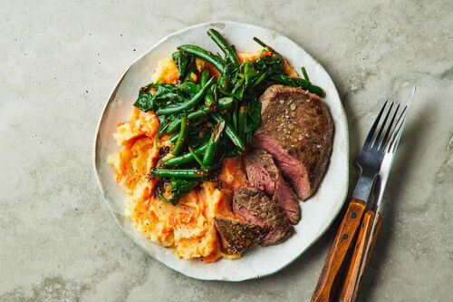 Garlic Pepper Rump Steak