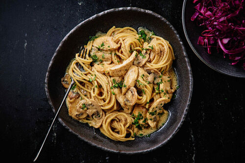 Indulgent Creamy Chicken Stroganoff