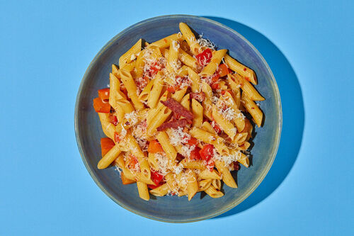 Pikante Pasta all’amatriciana