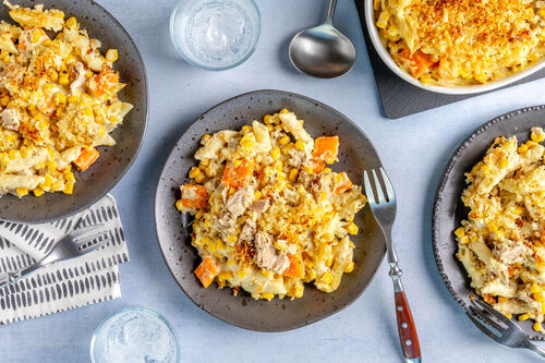 Thunfisch-Pasta-Auflauf