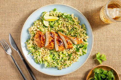 Glasiertes Teriyaki-Hähnchen