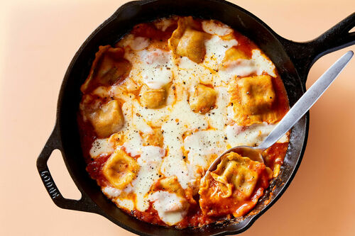 Baked Beef & Wine Ravioli