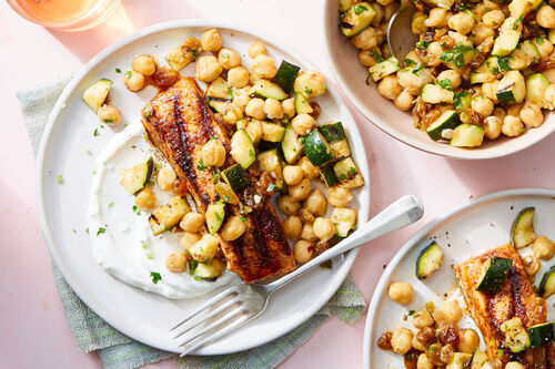 Harissa Grilled Trout