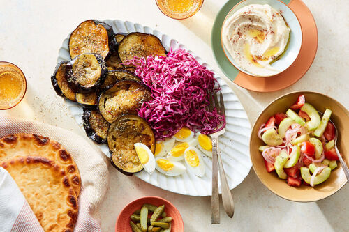 Vegetarian Sabich Platter