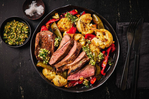 South American Lamb and Smashed Potatoes