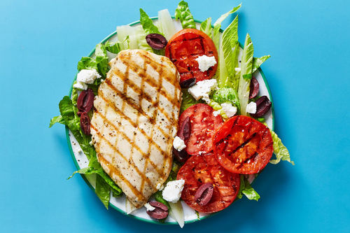 Grilled Greek Chicken Salad