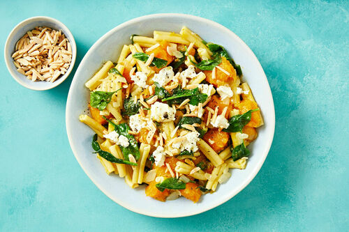 Pumpkin and Goat Cheese Pasta