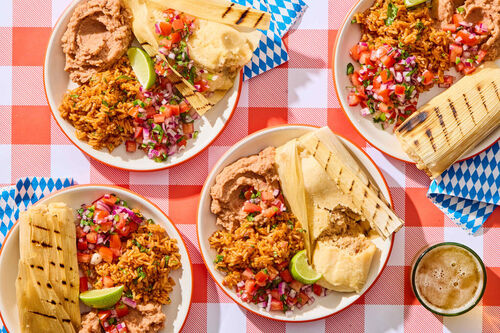 Summertime! Pork Tamales with Pico de Gallo