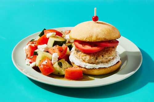 Greek Chicken Burger