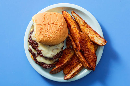 Double Stack Lamb Cheeseburger