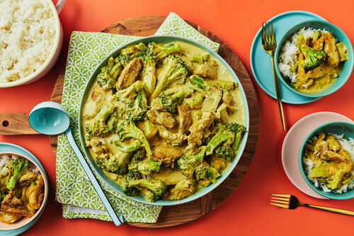 Creamy Peanut Chicken Curry and Rice