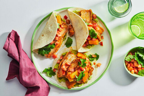 Spring Fiesta Pork Belly Tacos