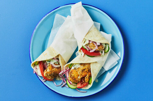 Tasty Turkish Chicken Wraps