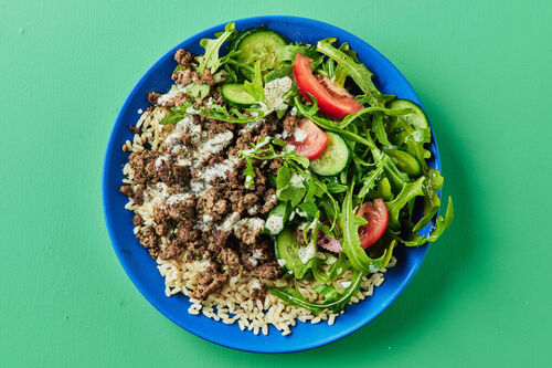 Balanced Greek Lamb Bowls