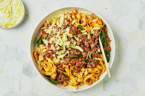 15-Min Beef Ragu and Fresh Fettuccine