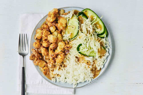 Chicken Karaage and Rice