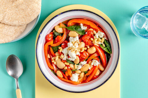 Griechischer Gemüsetopf mit Feta