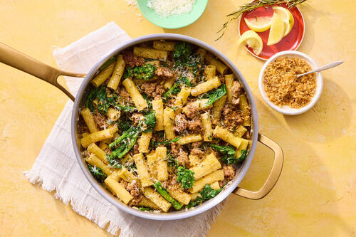 Broccoli Rabe & Chicken Sausage Pasta