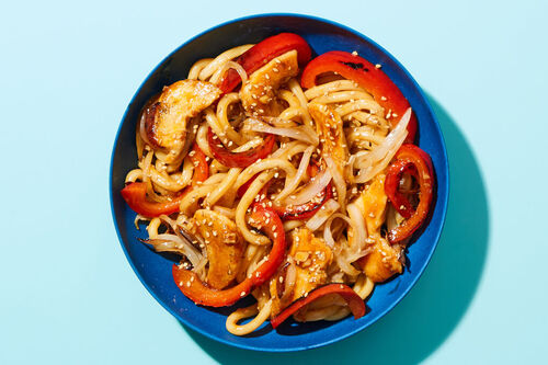 Chicken Yaki Udon with Double Chicken!