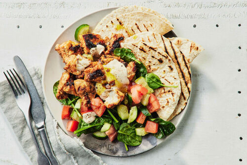 Chicken Tikka and Flatbreads