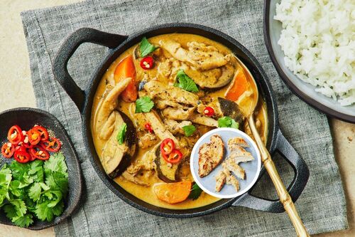 Thai Red Chicken Breast and Eggplant Curry