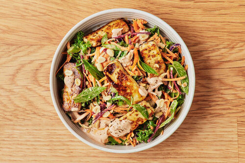 Lunch Calorie-Conscious Haloumi Bowl