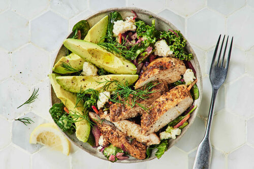 15-Min Carb-Conscious Chicken Nourish Bowls