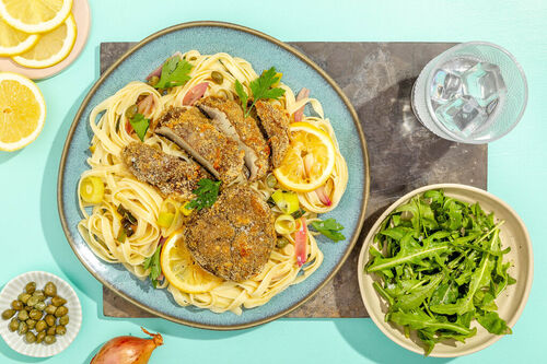 Portobello-Pilze Piccata-Style