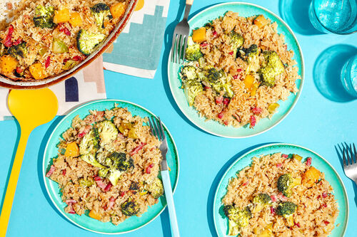 Reisauflauf thailändische Art