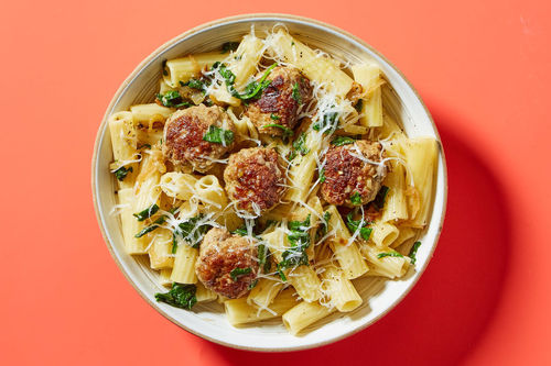 Rigatoni & Chicken Meatballs