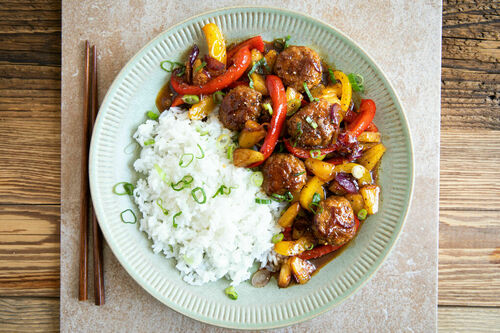 Waikiki-varkensgehaktballen met ananas