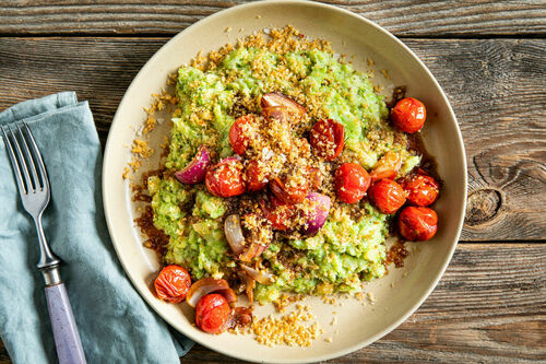 Stamppot met broccoli en cheddar