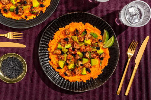 Sesam-tonijn met zeewierkaviaar