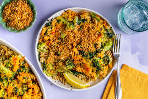 Ovenschotel in mac ’n cheese stijl