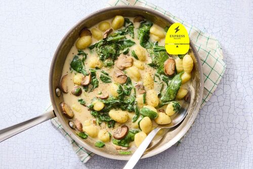Express Recipe! Cheesy Truffle Gnocchi
