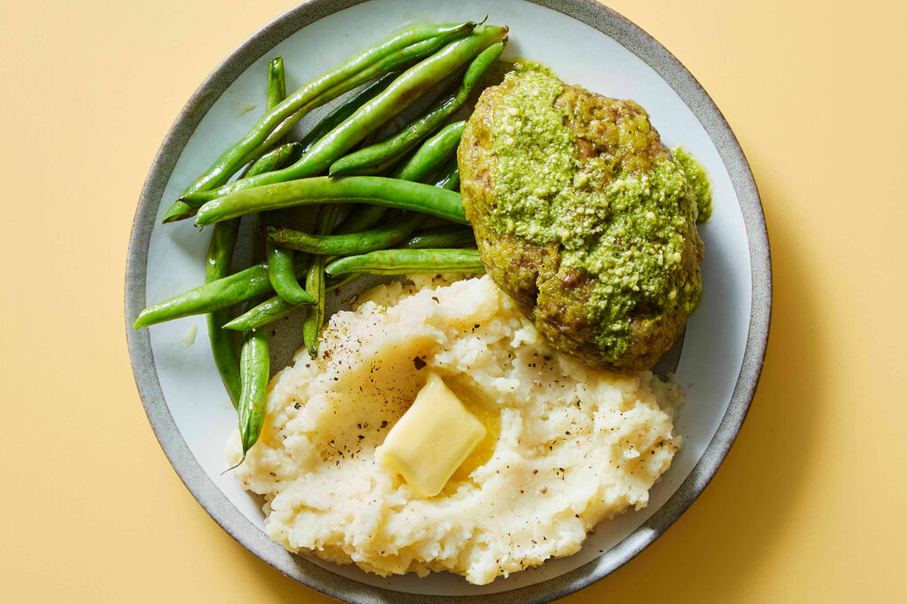 Pesto Chicken Meatloaf