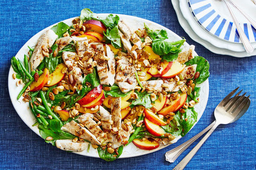 Grilled Chicken Salad with Double Chicken!