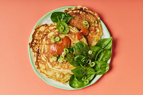 Cheesy Korean Corn Fritters