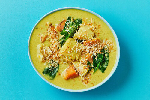 Balanced Coconut Curry Fish Soup