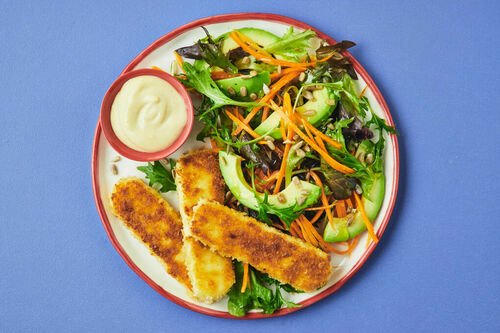 Crunchy Crumbed Haloumi